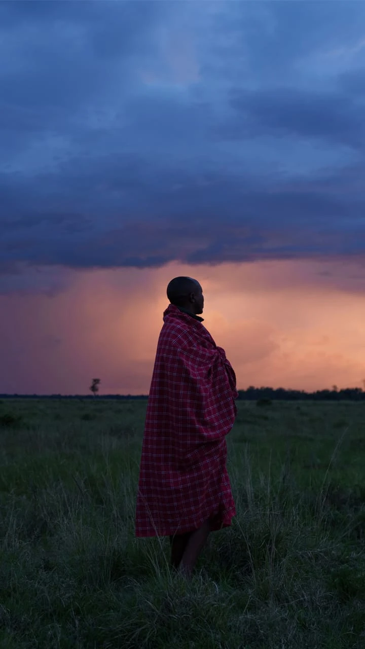 Mara at sunset